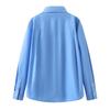2026 Spring Women's Loose Long-Sleeve Shirt with Detachable Tie Collar