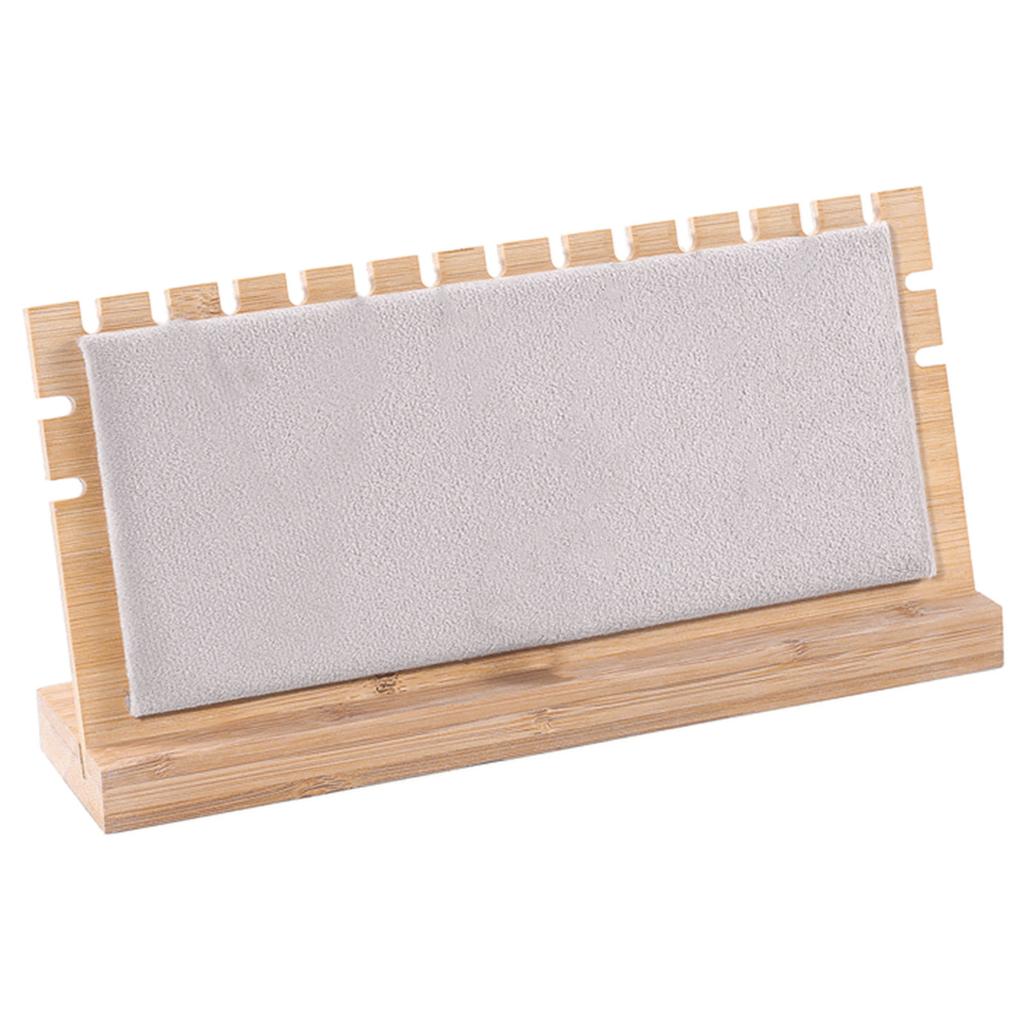 Espositore per Gioielli di Grande Capacità Espositore Multiplo per Collane con Ciondoli Espositore in Legno Scamosciato Rimovibile Decorazione