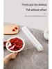 Adjustable Suction Cup Cling Film Cutter & Storage Divider for Kitchen