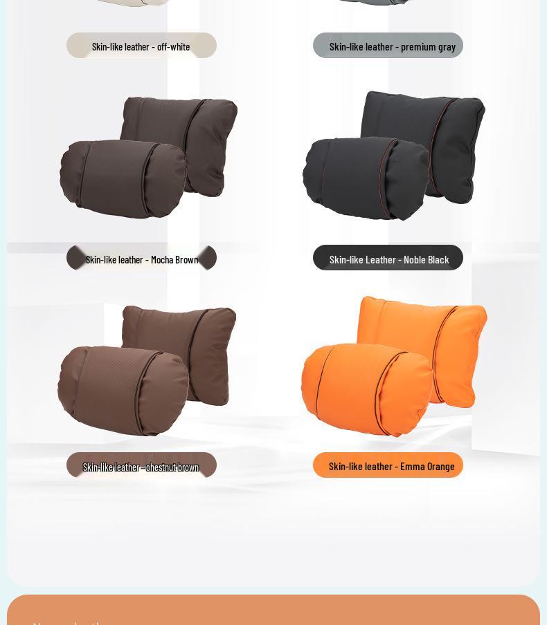 Compatible Lumbar and Neck Support Pillow for Trumpchi GS3 GS8 ES9 E8 M6 M8 Yingku GS4 E9 Car Seats