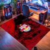 Tappeto FC Red Bull Salzburg per Soggiorno Camera da Letto Casa Decorazione Divano, Tappetino Antiscivolo per Giochi Bambini