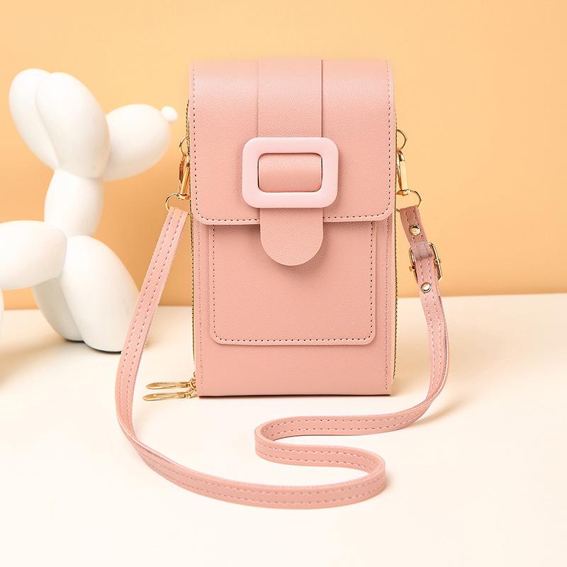 Mobile phone bag new summer fashion simple mobile phone bag trendy girl shoulder messenger bag small bag