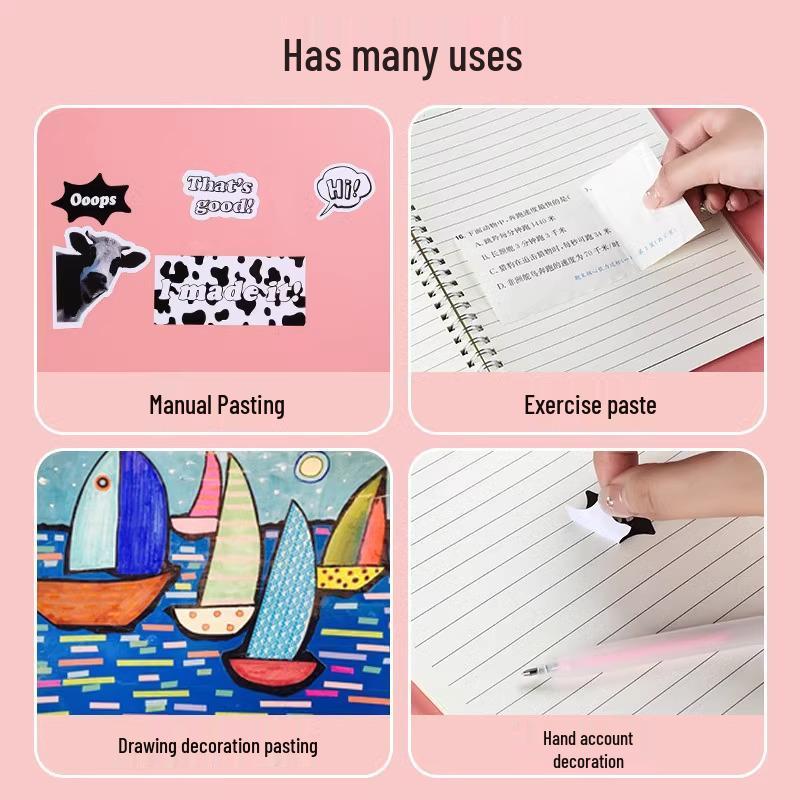 Newcomer Dot Glue Pen: Large Capacity, Double-Sided Tape for Crafts & Kids