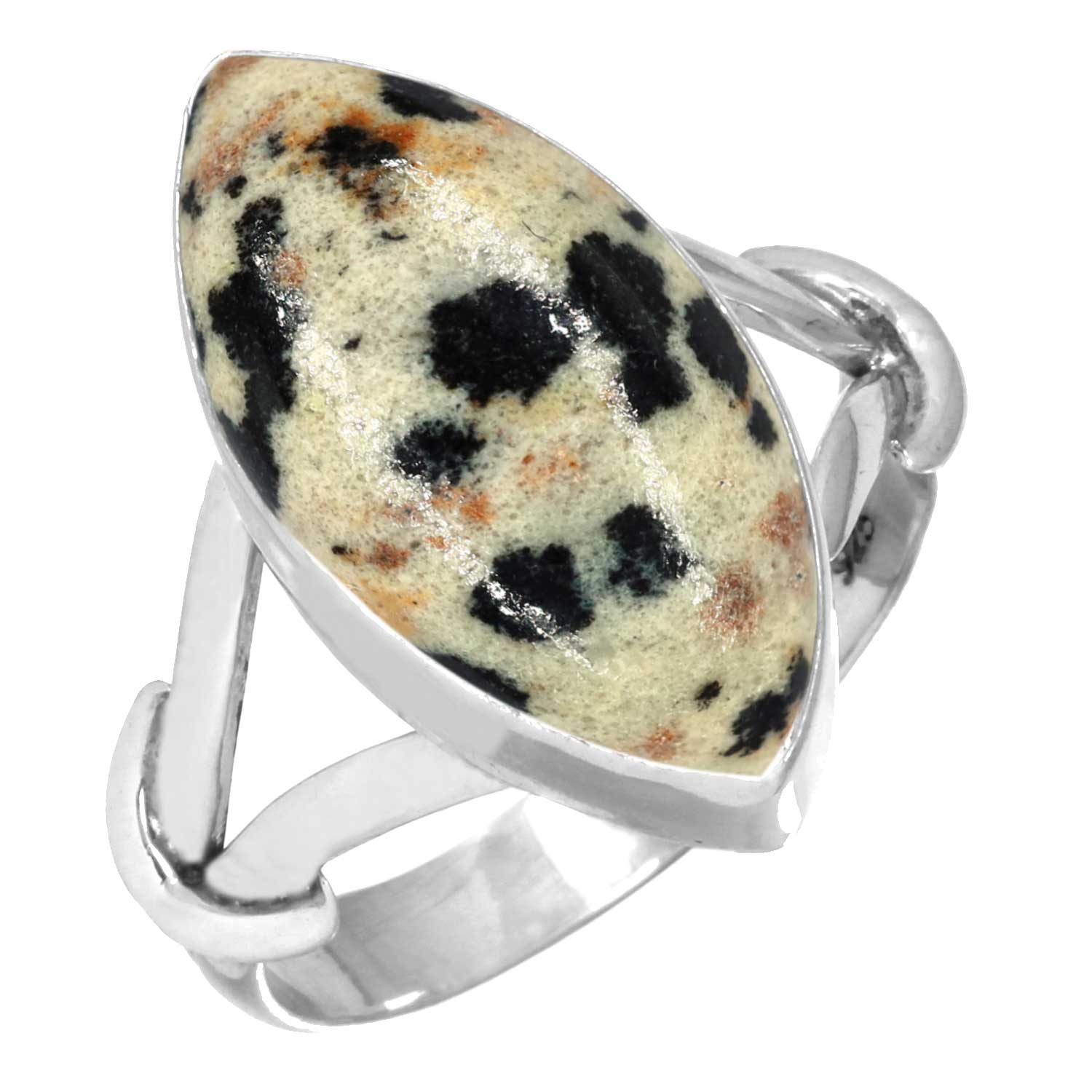 

Кольцо из стерлингового серебра 925 пробы, женское ювелирное изделие ручной работы, свадебный подарок, сумасшедший кружевной агат, далматинец, дендрит, опал, эвдиалит, хаулит, яшма K2, мода 10