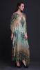 Phagun Floral Damask Ladies Plus Size Kaftan Summer Wear Beach Coverup Kimono