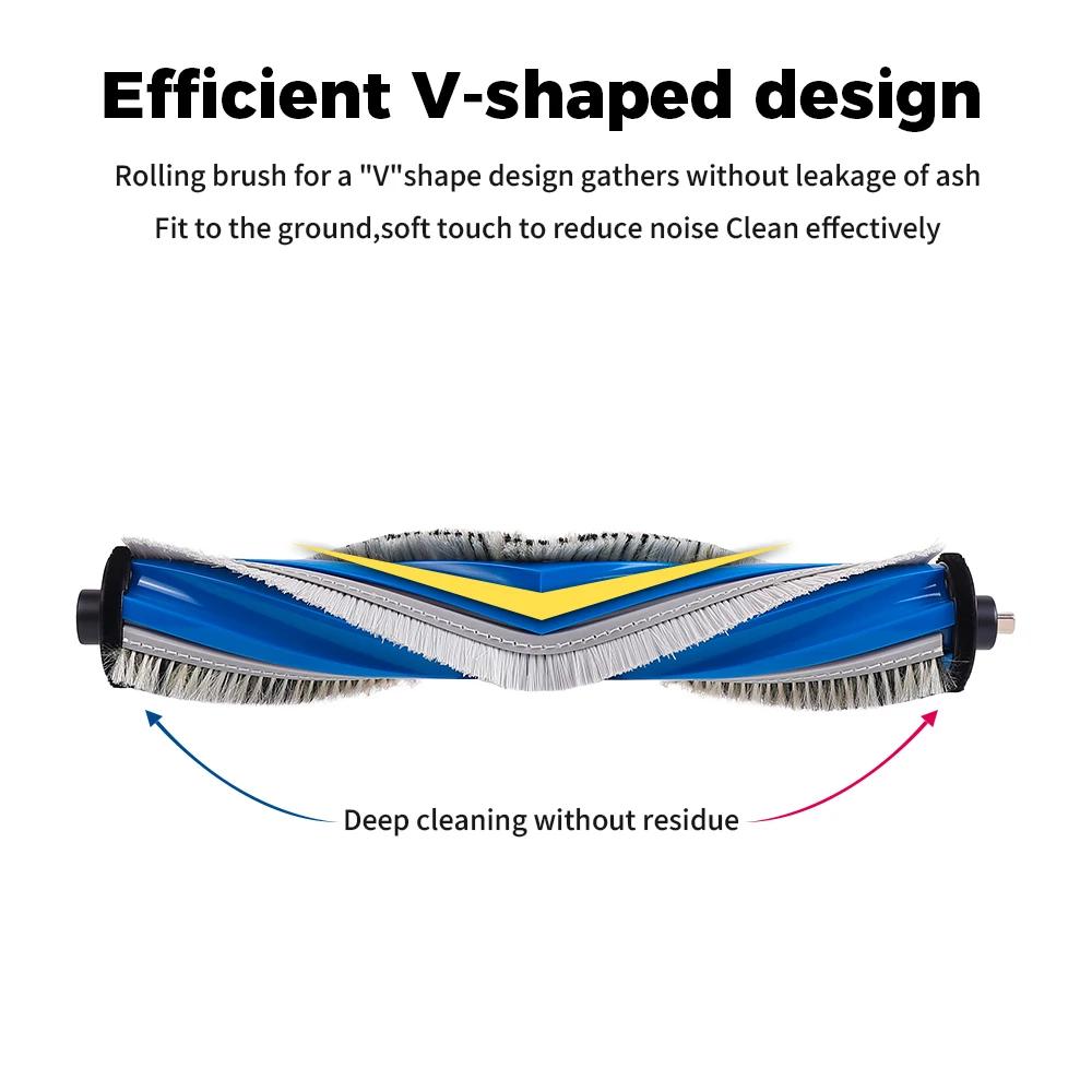 For Ecovacs Debot X5 OMNI /X5 PRO OMNI/X5 PRO/X5 Max Vacuum Cleaner Roller Brush Side Brush Hepa Filter Dust Bags Parts