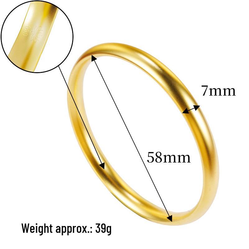 Vietnamese Gold Heritage Lotus Bracelet for Women: Long-Lasting, Ancient Chinese Style, Colorfast Simulation