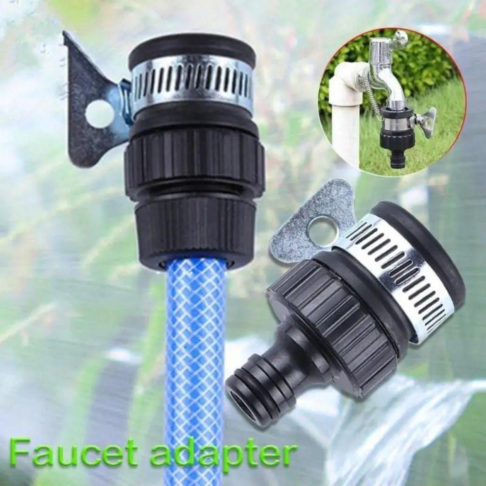 Plastic Water Faucet Adapter Non-slip Easy Installation Hose Fitting Leak Proof High Pressure Garden Irrigation Adapter