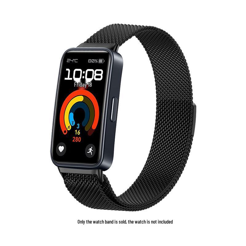 Huawei Band 11 Pro & Xiaomi Band 9 Universal Stainless Steel Replacement Strap