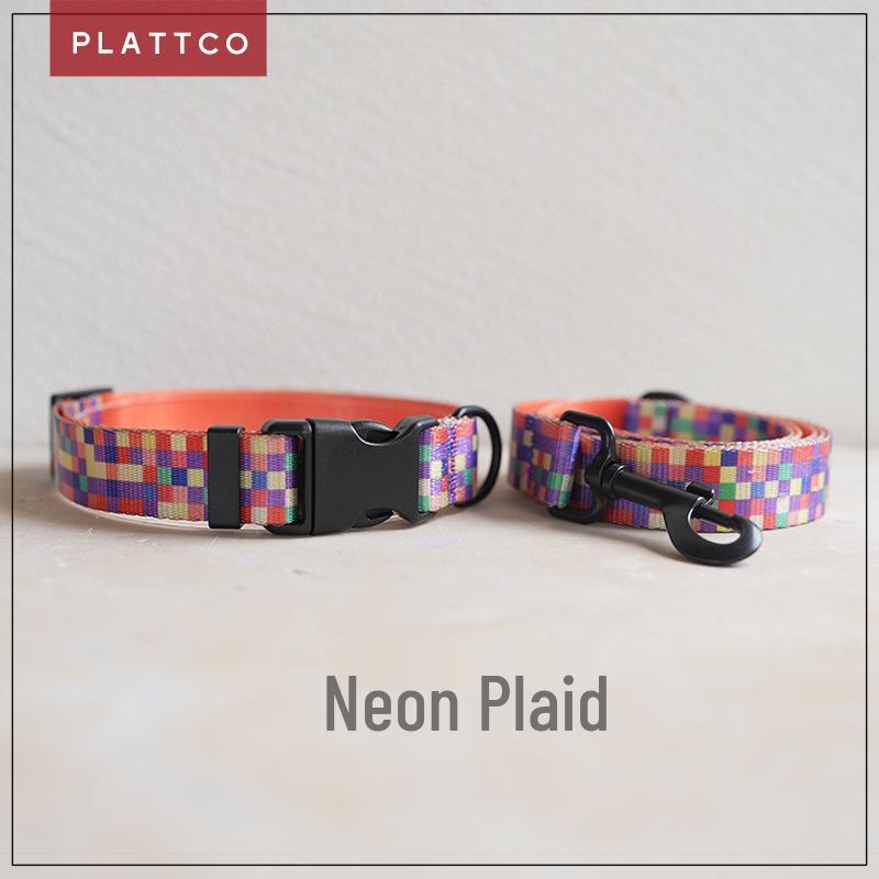 PLATTCO Custom Designed Imitation Nylon Dog Leash & Collar Set PDC308 Extra Large