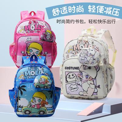 Schultasche neue Tasche niedliche Cartoon-Schultasche Vorschulkinder reduzieren die Belastung lässige Schultasche