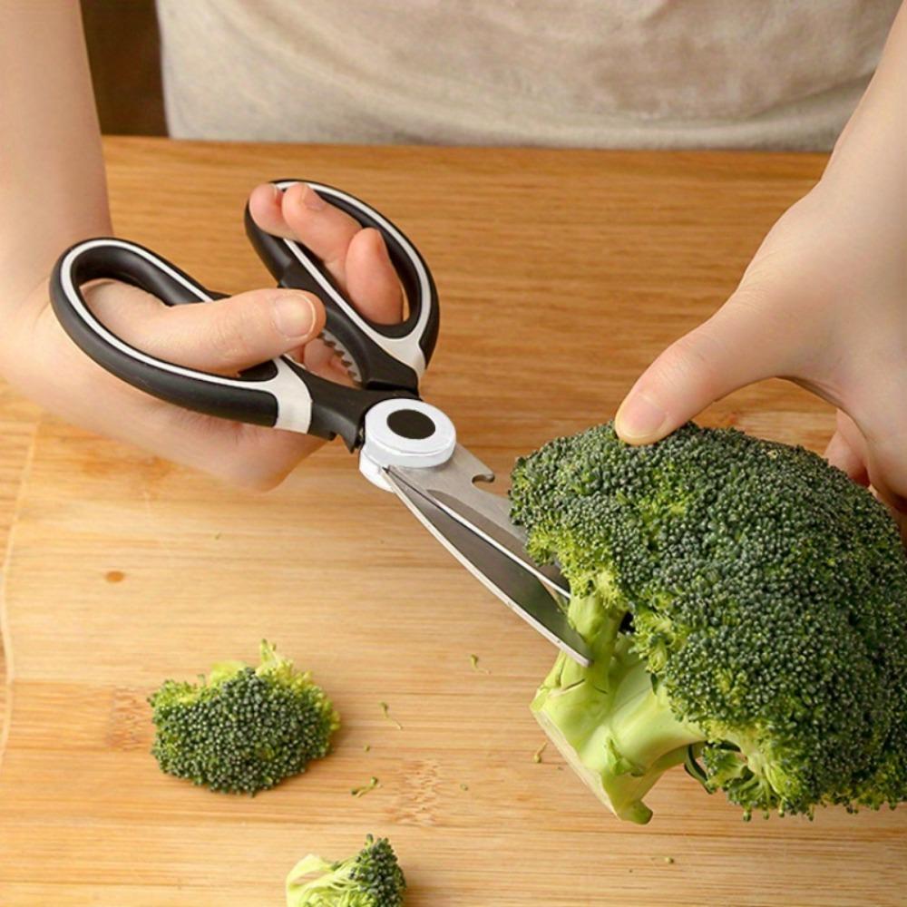 Wielofunkcyjne nożyce kuchenne ze stali nierdzewnej - Wytrzymałe, Dziadek do orzechów włoskich i Nóż do kości kurczaka do użytku domowego