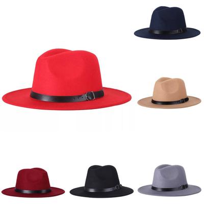 Fedora Şapka Tek Renk Ayarlanabilir İngiliz Tarzı Caz Şapkası Kostüm Aksesuarı Sokak Giyimi