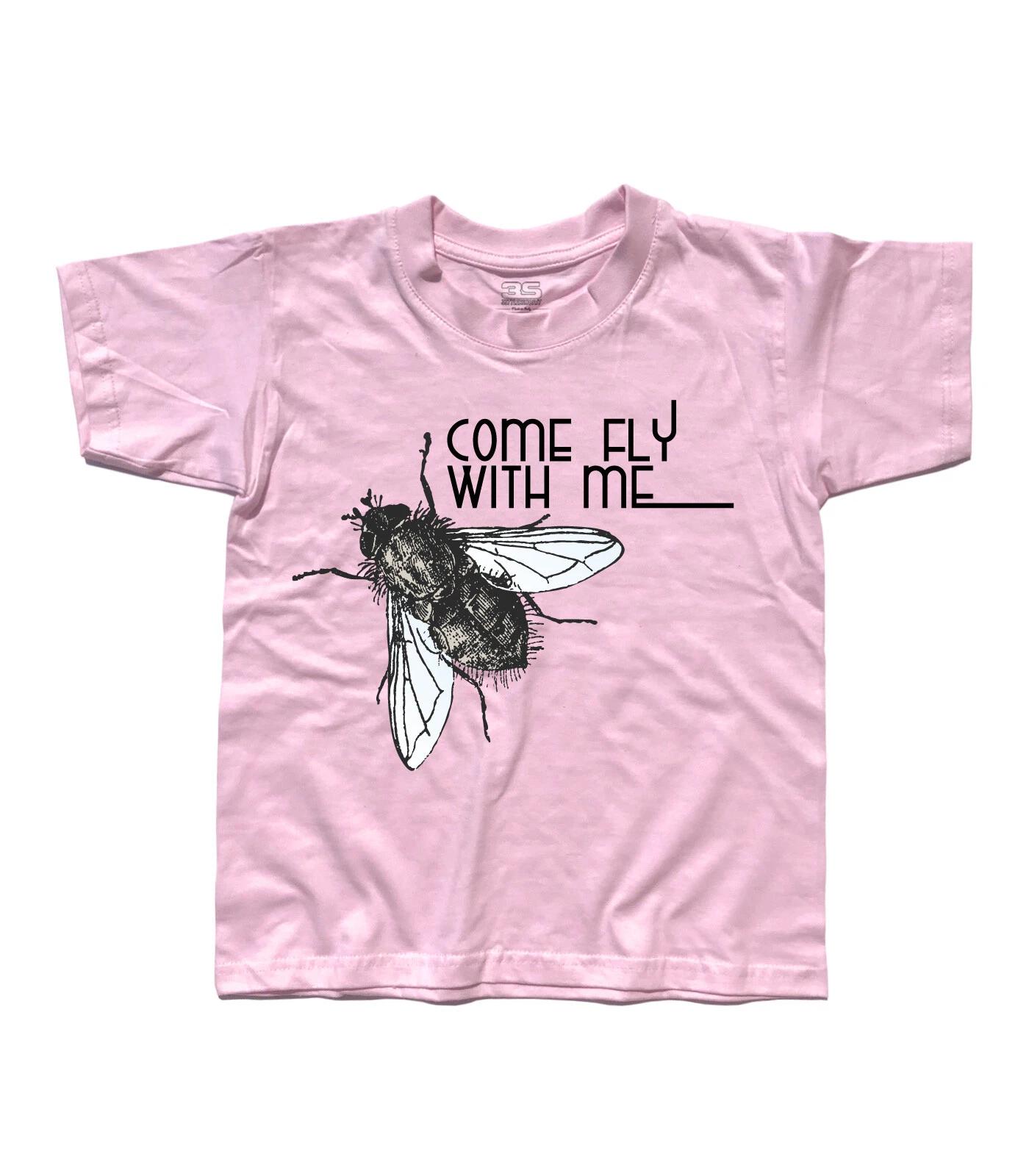 Винтажная детская футболка Фрэнка Синатры Fly Fly Fly COME FLY WITH ME- 120