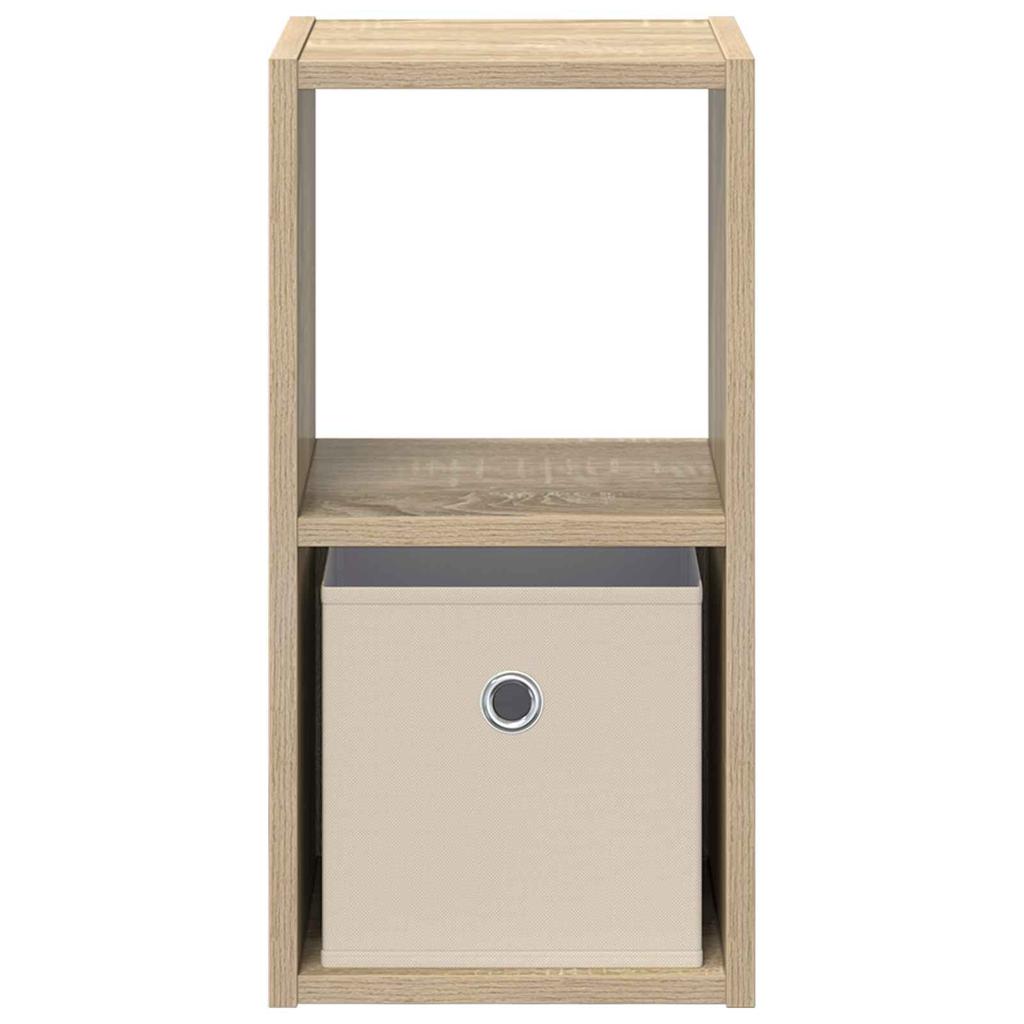 Nightstand 2 Pcs Sonoma Oak 25.5 X 22 X 49.5 Cm Engineered Wood