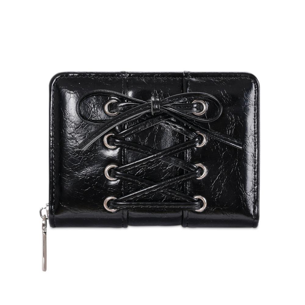 

Korean Fashion Bow Short Wallet Large Capacity Zipper Card Bag Multi-Functional Coin Purse Gift