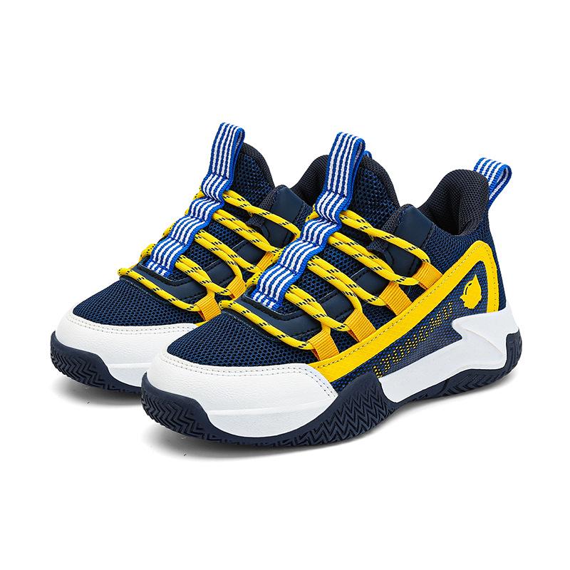 Kids' Retro Sneakers: Boys' Sports & Girls' Squeaky Basketball Shoes for Spring/Autumn