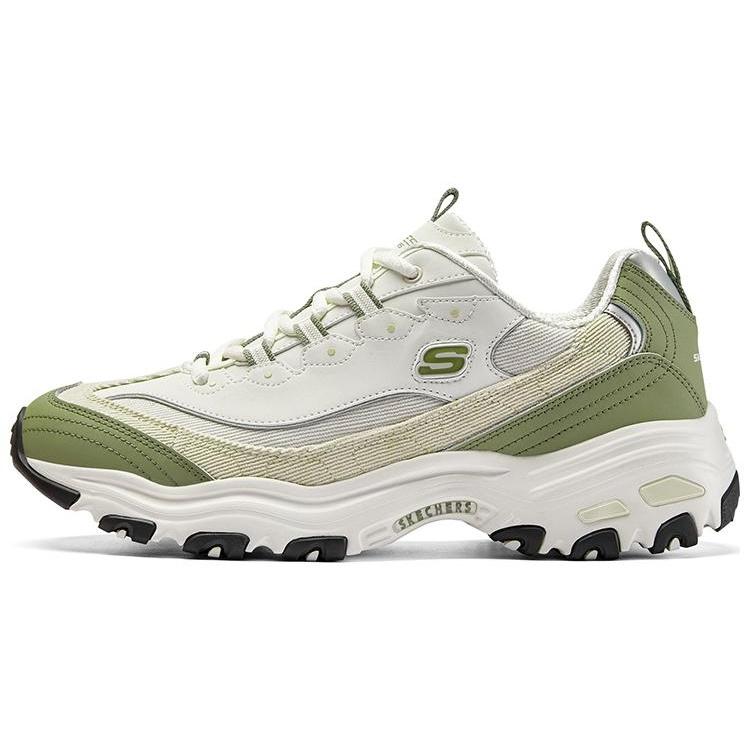 Skechers D Lites Varsity Spirit Sneaker White Beige Green Men s 894282-WMLT EU 41