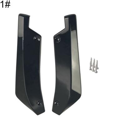Lot de 2 diffuseurs universels pour pare-chocs arrière de voiture, protection contre les rayures