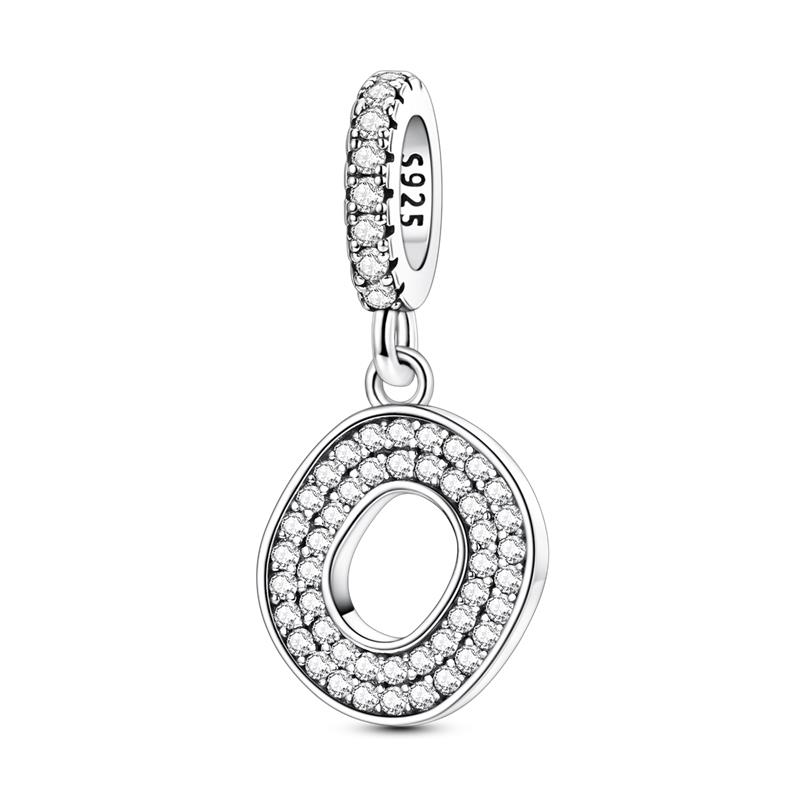 

New Copper Beaded Pendant 26 Letters A-Z Diy Name Suitable For Original Bracelet Women S Jewelry Making