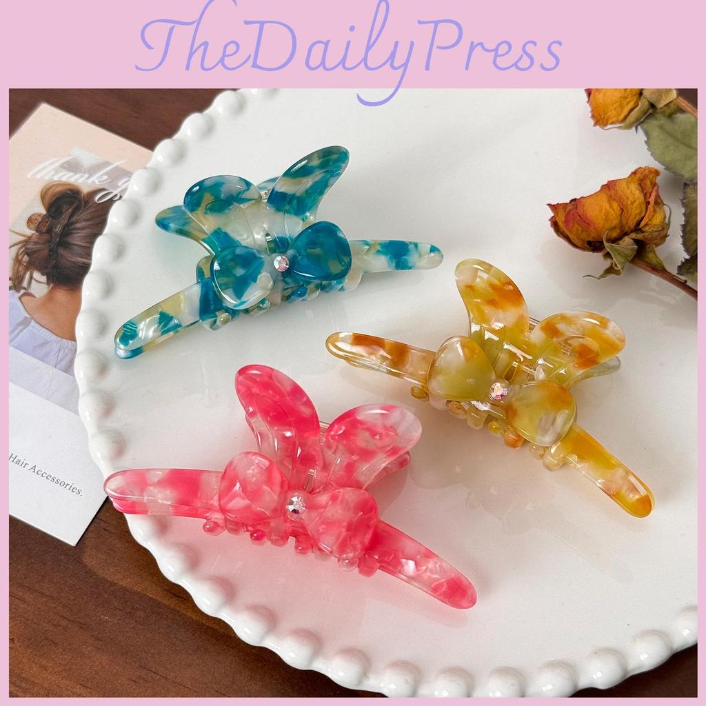 Adorable Korean Style Rabbit Ear Hair Clip With Sparkling Rhinestones In Multiple Colors