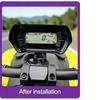 Precise Engineered Motorcycle Dashboard Shield Clear View Meter Guard Cover With Anti Dust And UV Protection Easy Install