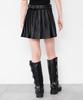 PU Pleated Skirt Winter Black [WEGO] Pants, Spring, Autumn, Clothing, Bottoms, Women's Skirt, XS,