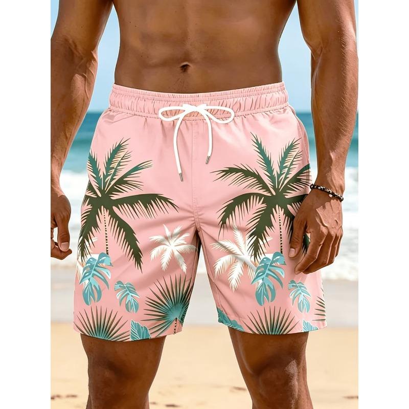 Kokospalmen 3D-gedruckte Badeshorts Palmen-Grafik Boardshorts für den Sommer Harajuku Hawaiianisch Coole Badehosen