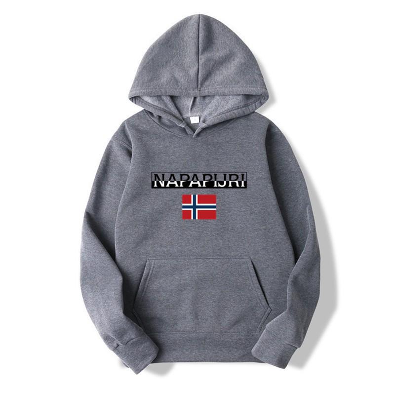Men's Cross-Border Printed Pullover Hoodie - European & American Trend, Autumn/Winter Casual Top