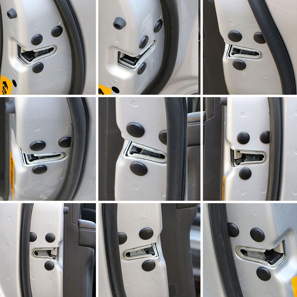 12Pcs Car Door Lock Screw Cap Cover for KIA Rio Ceed Cerato Venga K2 K3 K5 Sorento Sportage Optima Protector Sticker