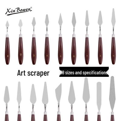 Professionelles Edelstahl-Acryl-Ölgemälde-Messer- und Spachtel-Set für Anfänger