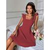 2026 New Country Style Sweet Short Strap Dress, Elegant for Commuting and Vacation, Beach Dress