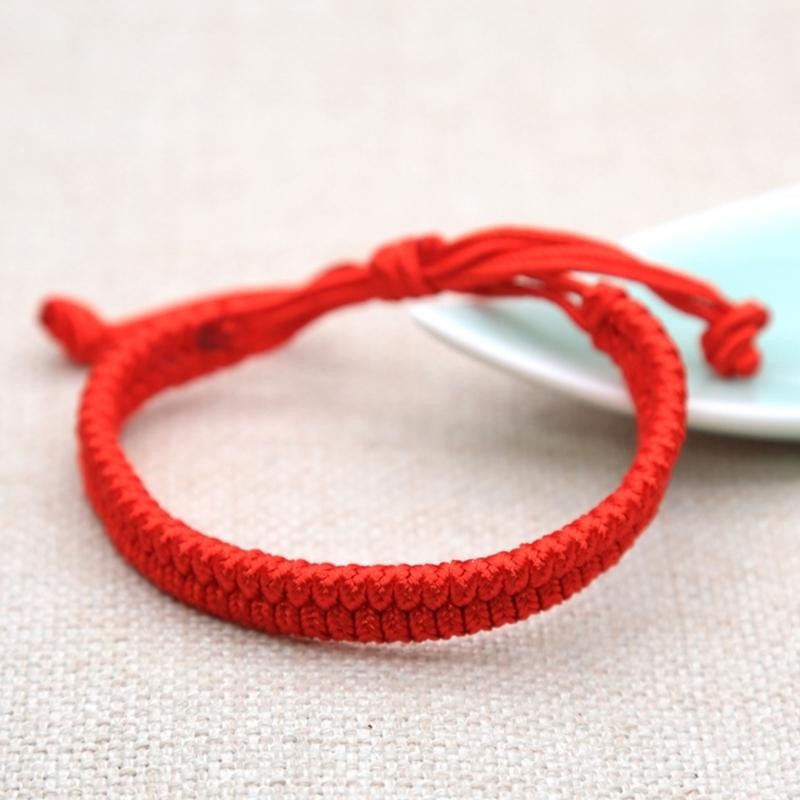 Red Rope Bracelet Women Rope Bracelet Adjustable Bracelets Jewelry Friendship Couple Bracelets Alloy Material Jewelry