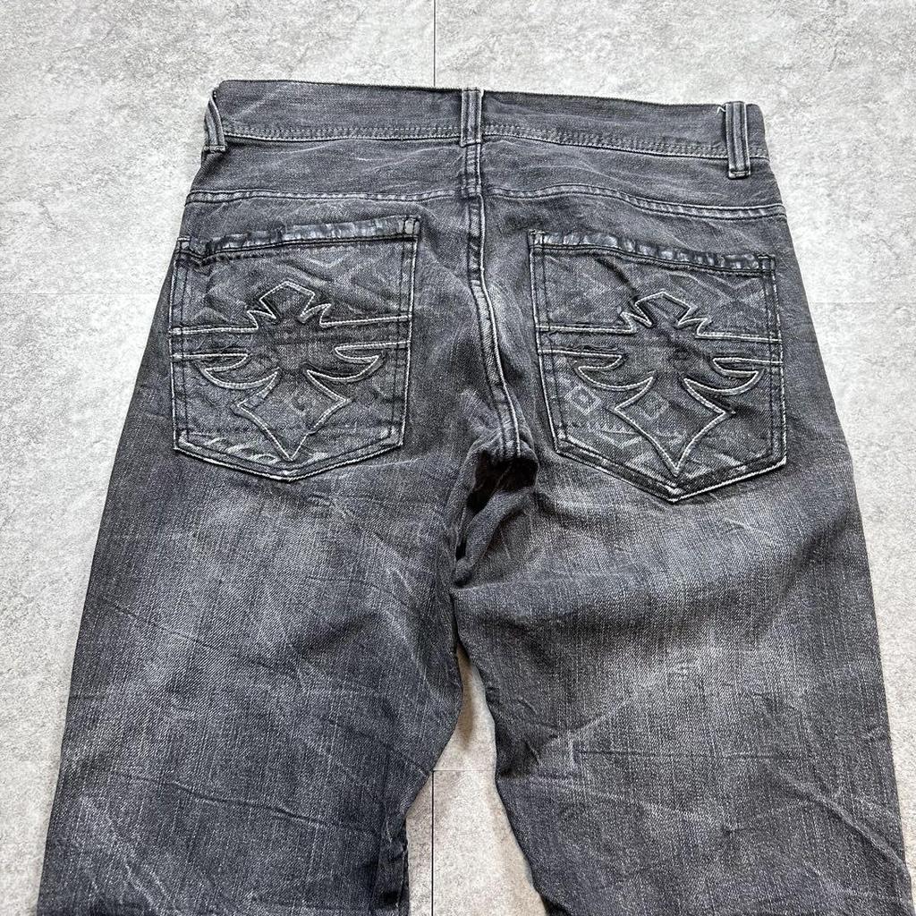 [USED] 00sarchiveRoodThree/Back Design Denim Pants/Cloth