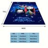 1pc The Nightmare Before Christmas Printing Blanket - Soft, All-Season Throw for Living Room, Bedroom,Personalized Gift with Adorable Cartoon Design
