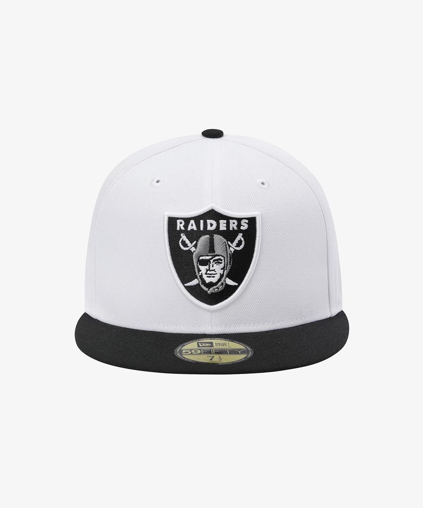NEW ERA Nfl Las Vegas Raiders Basic Fitted Cap All-Tic White/Black 15131687