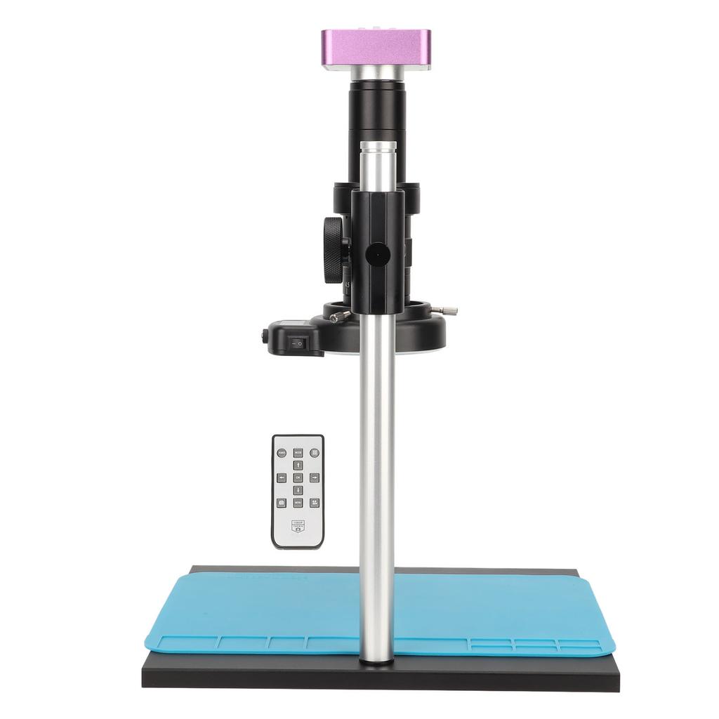 51MP Microscope Camera 180X C Mount Lens 1080P Video Industrial Digital Microscope Camera Kit with LED Light 100‑240V