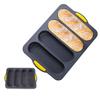 4 Wave Loaves Bake Mold Convenient tot Use Multi-Purpose Mold Suitable for Kitchen Baking Tools