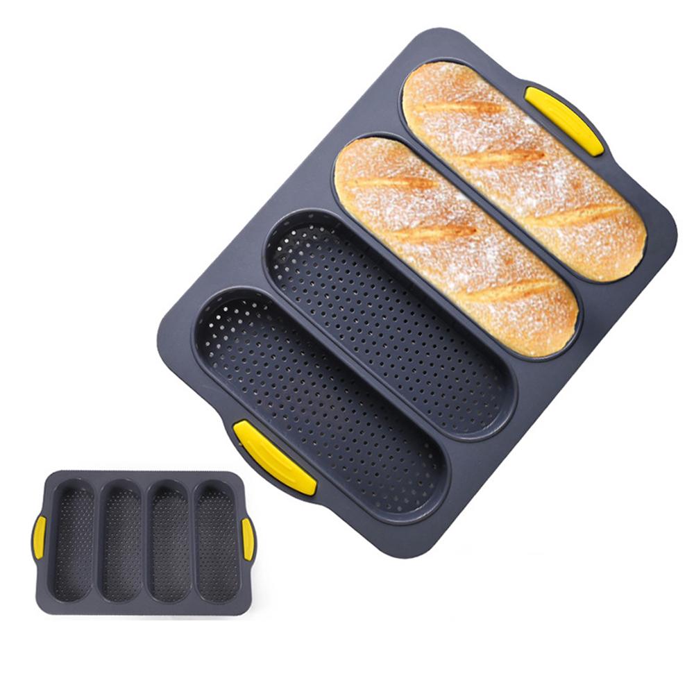 4 Wave Loaves Bake Mold Convenient tot Use Multi-Purpose Mold Suitable for Kitchen Baking Tools
