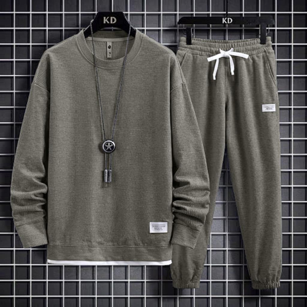 Women's Fashionable Long-sleeved Casual Two-piece Sweatshirt Set