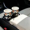 Car Cup Holder Expander 2-In-1 Dual Cup Holder Adapter Adjustable Car Drink Holder Organizer Auto Interior Accessories