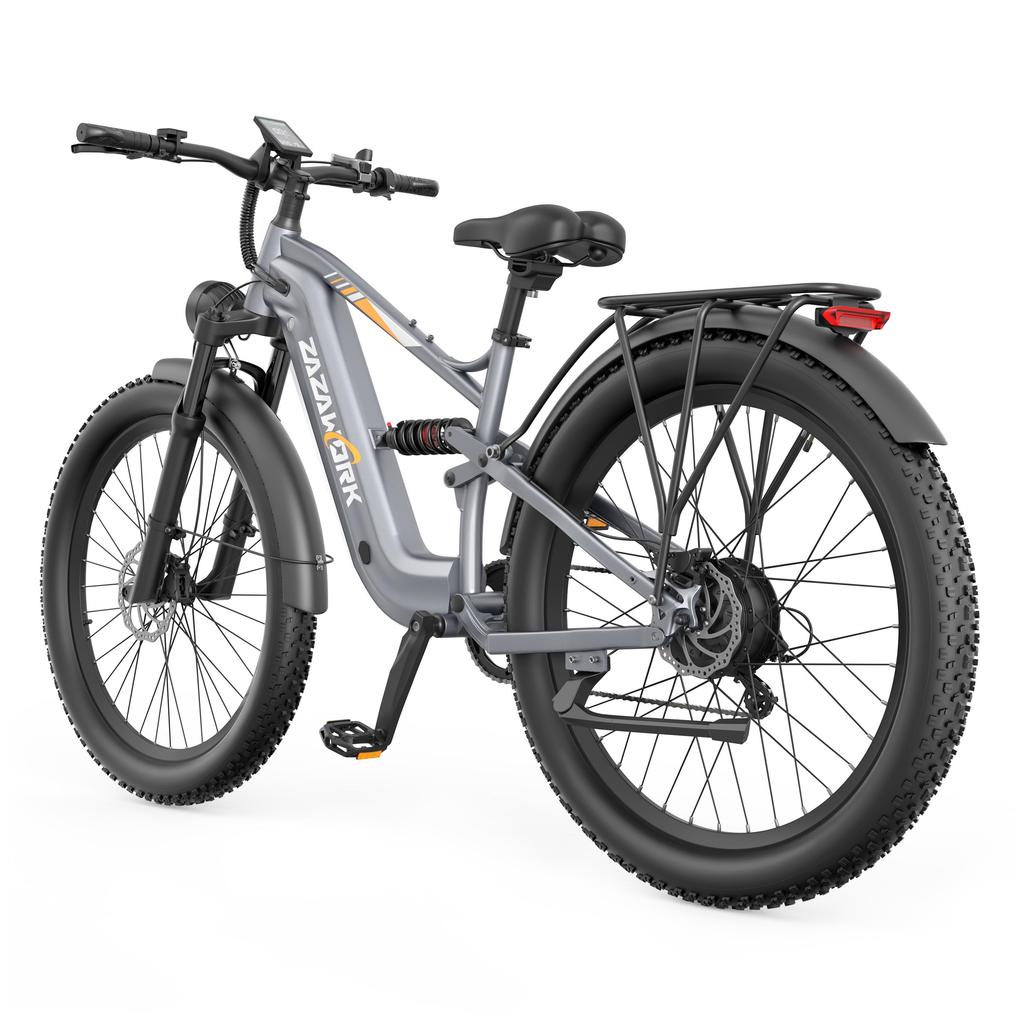 ZAZAWORK CF500 Suaugusiųjų Elektrinis Dviratis 1000W Galingas Variklis 48V20Ah Baterija 27.5 Colio Didelė Padanga Visureigis Miesto Kelionėms Off Road Elektrinis Dviratis Suaugusiems