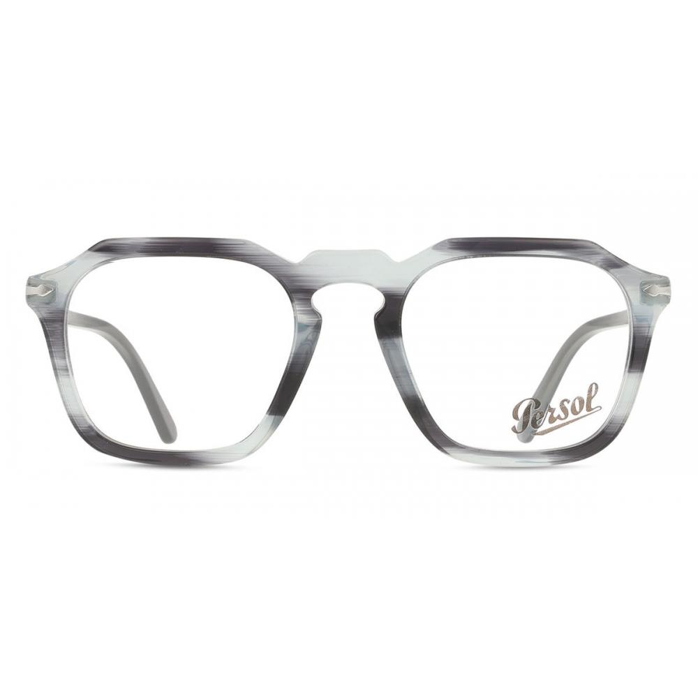 Persol Po3292v 1192 Unisex Eyeglasses Striped Grey/48-21-145