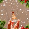 Three-dimensional Christmas Tree Glass Gilt Powder High Value Exquisite Niche Handmade Gift Milk Coffee Cup