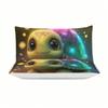Cartoon Turtle Pattern 3D Printed Duvet Cover Set Soft Comfortable Bedding Set Colorful Cute Style Quilt Cover Set Pillowcases