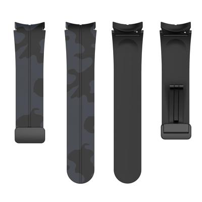 Szilikon szíj Samsung Galaxy Watch 7/6/5/4 40mm 44mm/Classic 47mm 43mm-hez Álcázó karkötő Samsung Watch 5pro 45mm-hez Szíj