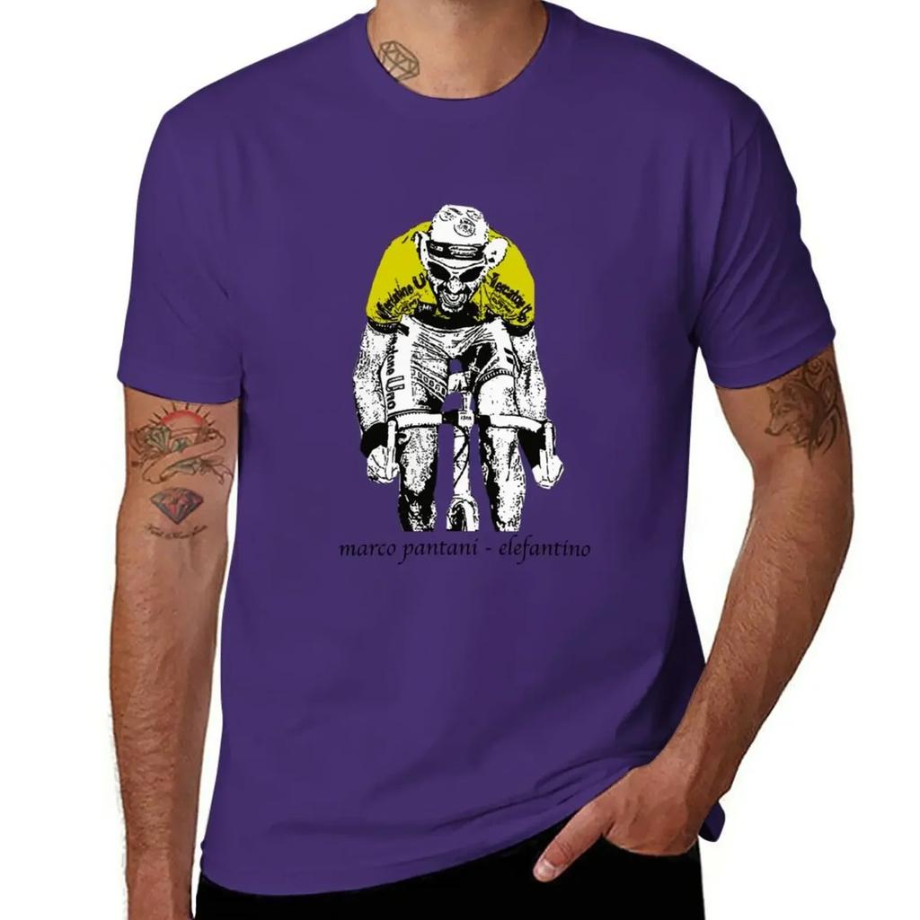 Oversizeds schattige tops T-shirt heren Le Tour: Marco Pantani T-shirt harajuku herenkleding grafische t-shirts KATOEN