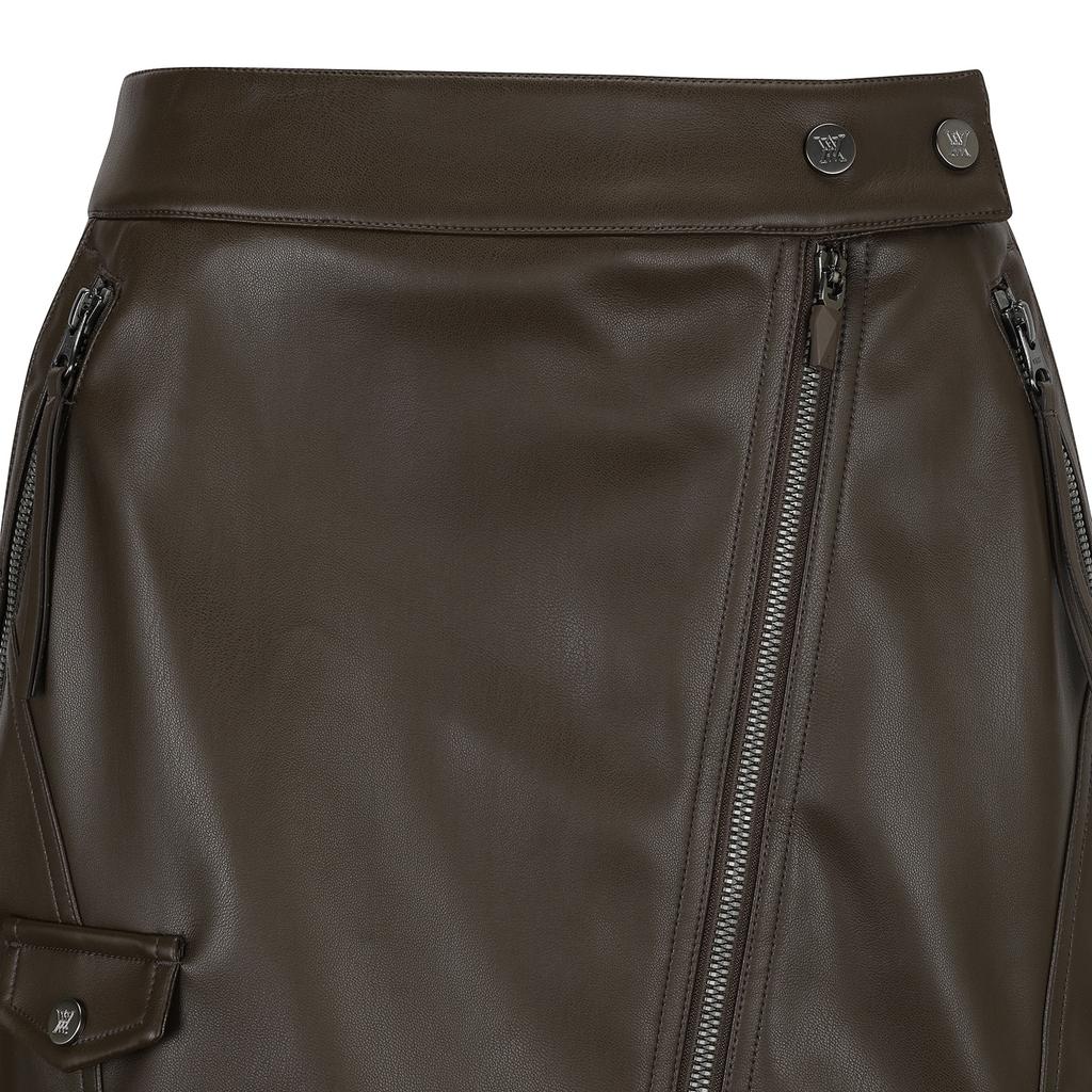 Anew Golf W Faux Leather A-Line Sq_Br