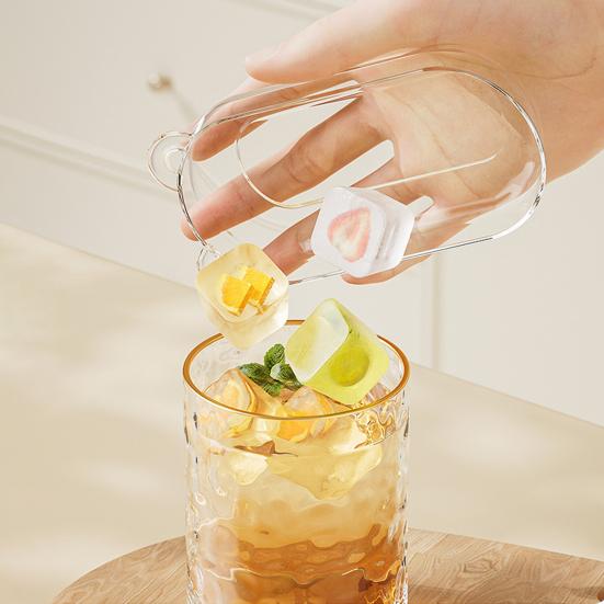 Yousheng Ice Cube Mold with Sealed Lid Large Capacity Silicone Ice Tray One-Click Release Soft Bottom Freezer Safe Ice Maker for Kitchen