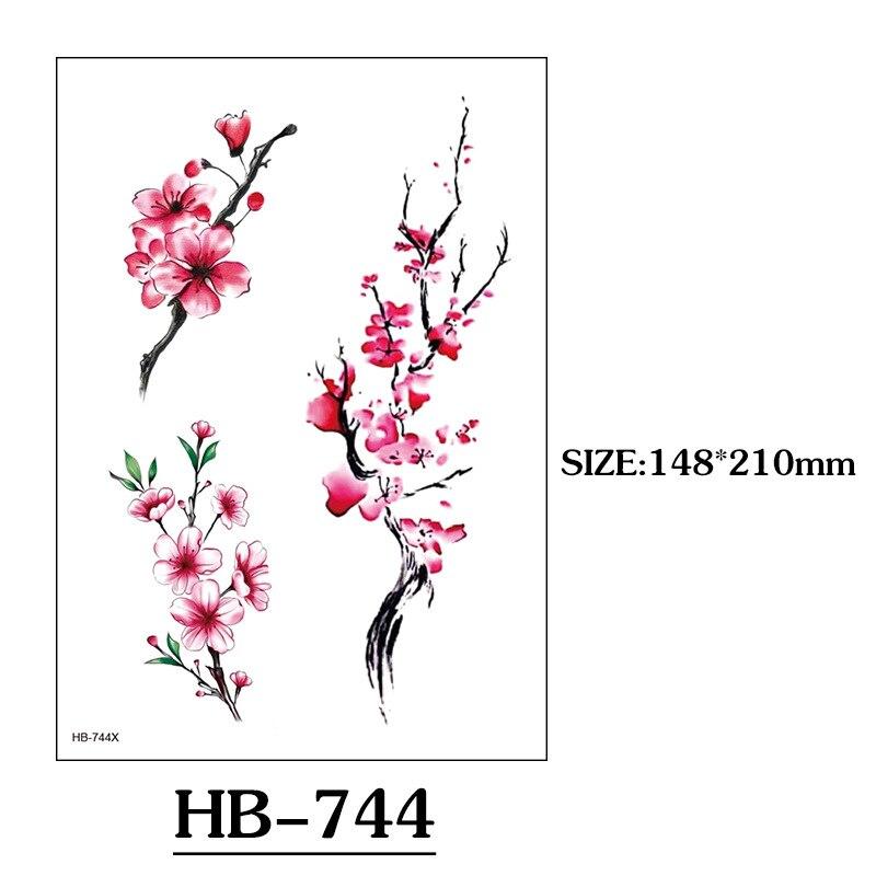 

Сексуальный цветок, водостойкая временная татуировка, наклейка на руку, роза, татуировка для женщин, черная линия, 3D боди-арт, запястье, лодыжка, нога, поддельные татуировки